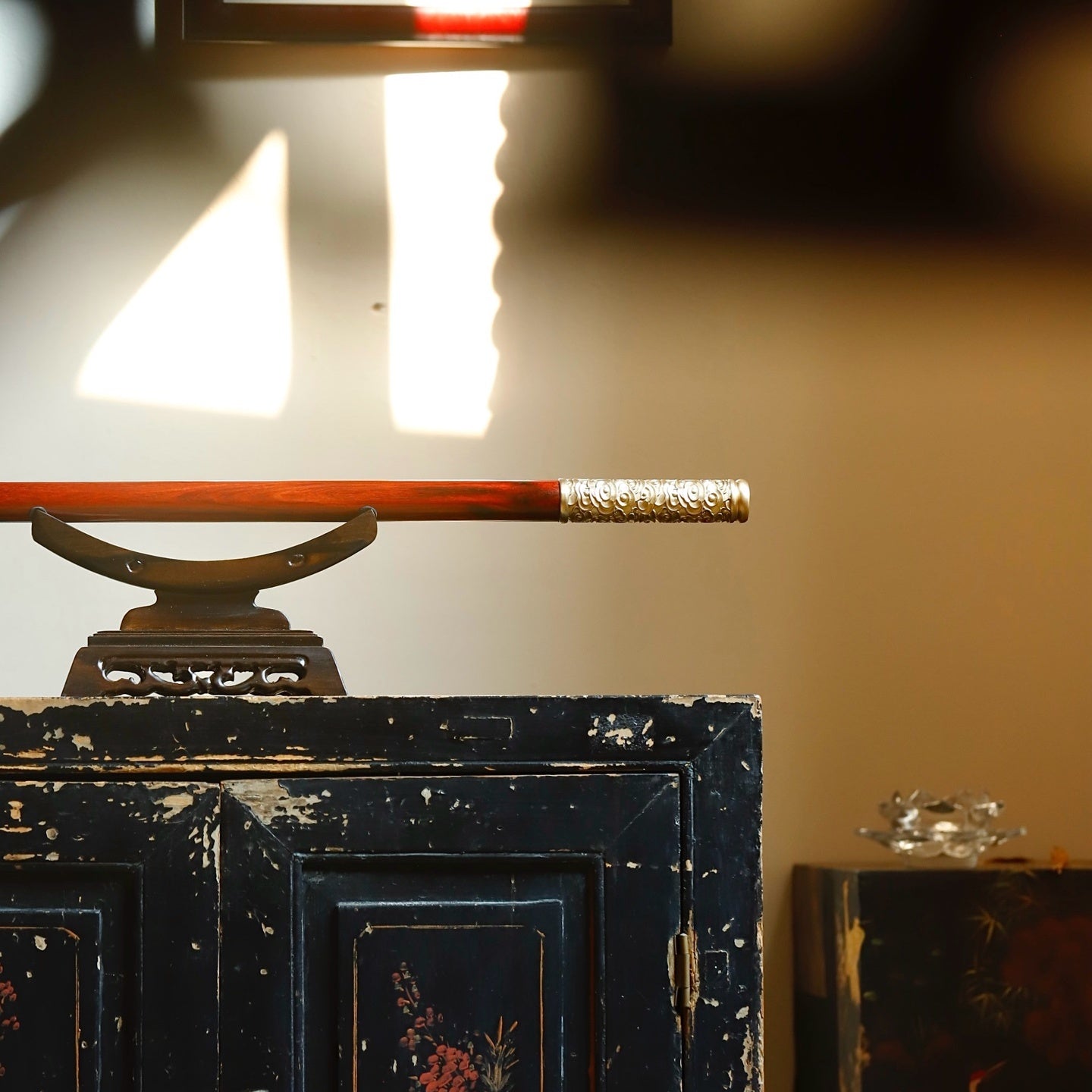 Jin Gu Bang - Wood Sculpture - zycs_China