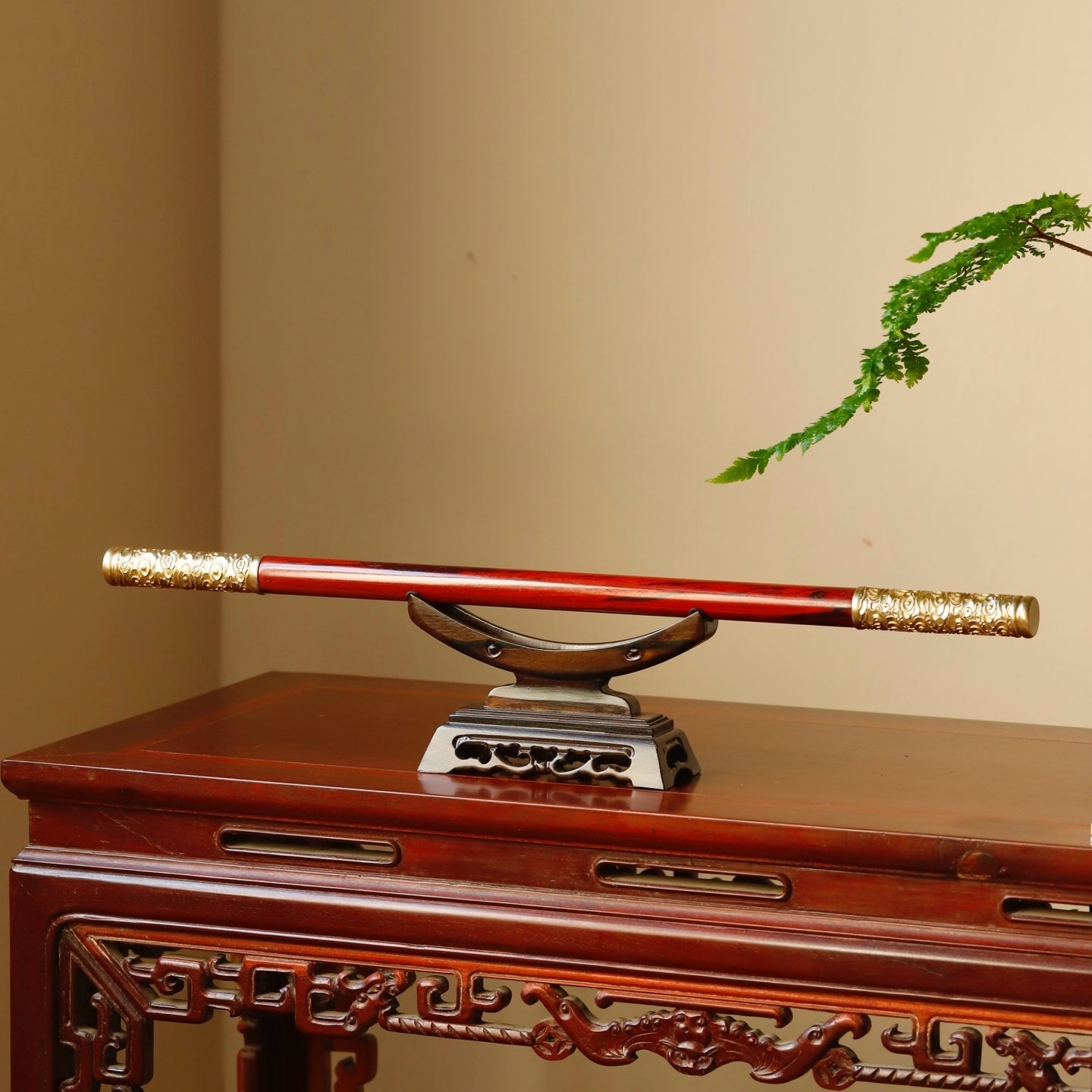 Jin Gu Bang - Wood Sculpture - zycs_China