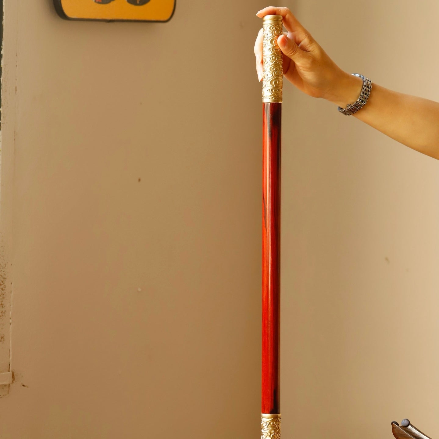 Jin Gu Bang - Wood Sculpture - zycs_China