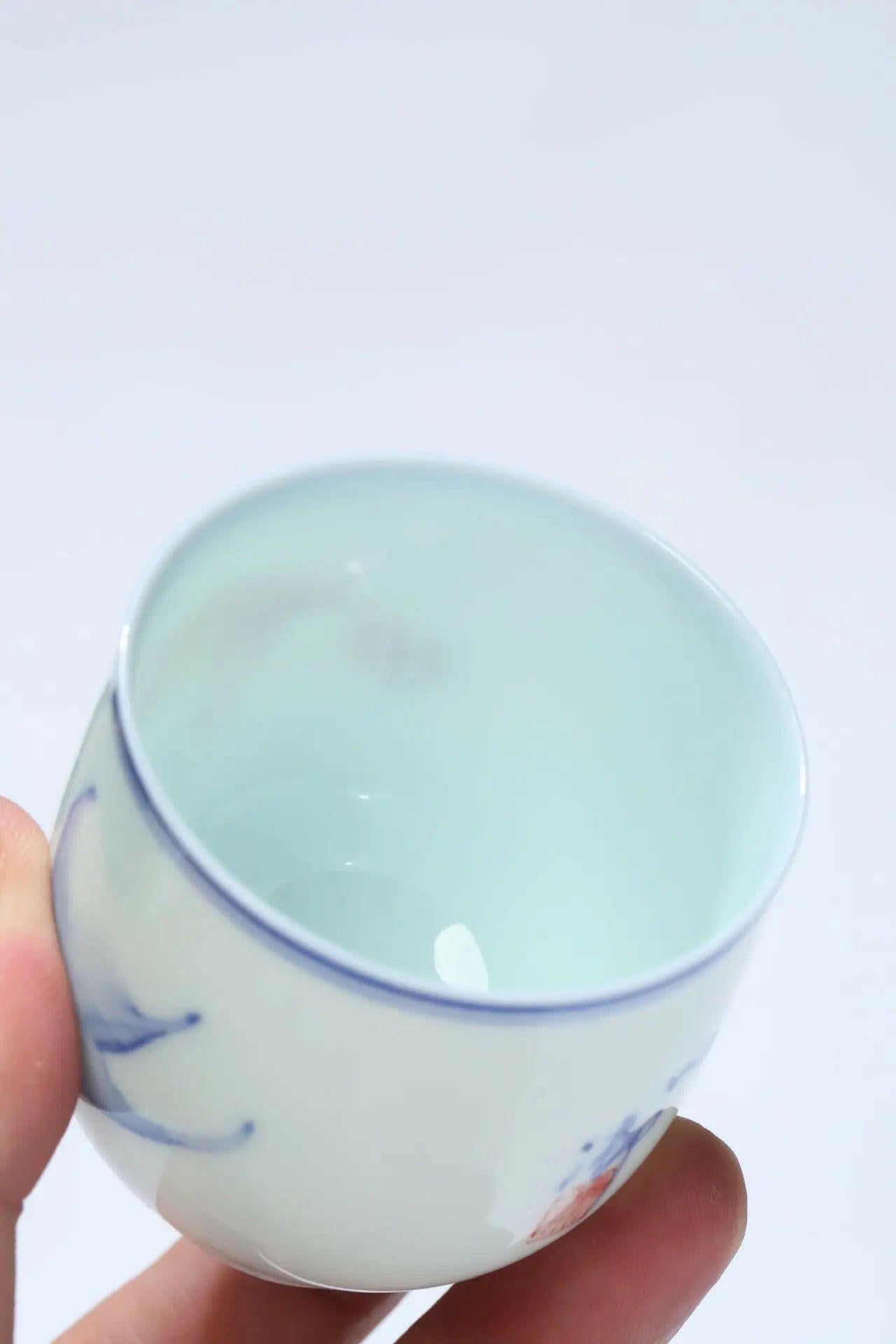 Jin Li Bei 100cc - Jing De Zhen Handmade Teacup - zycs_China - tea - teapot