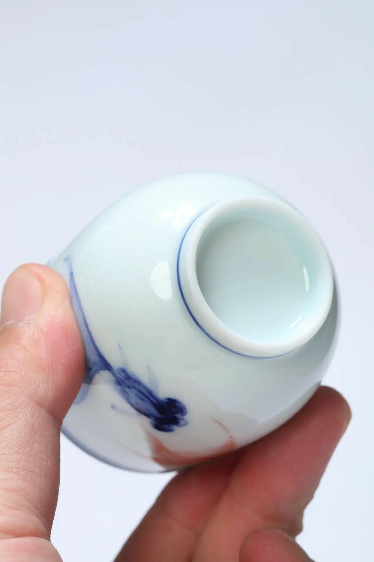 Jin Li Bei 100cc - Jing De Zhen Handmade Teacup - zycs_China - tea - teapot