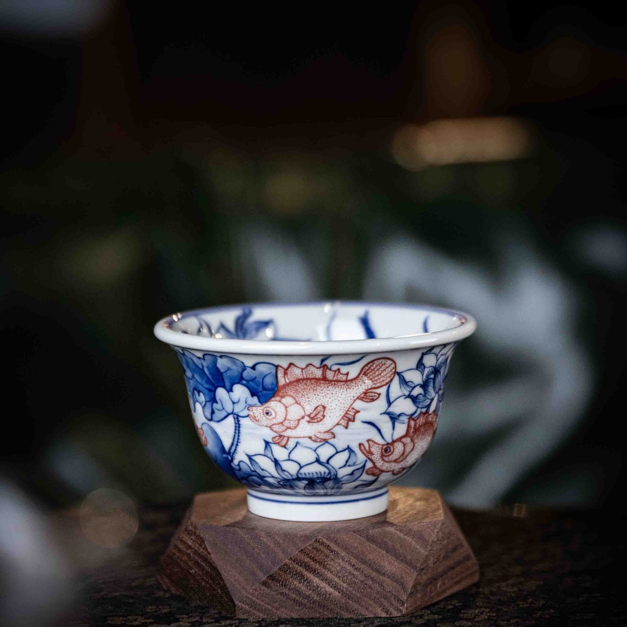 Jin Li Xi Lian 100cc - Jing De Zhen Porcelain Teacup - zycs_China