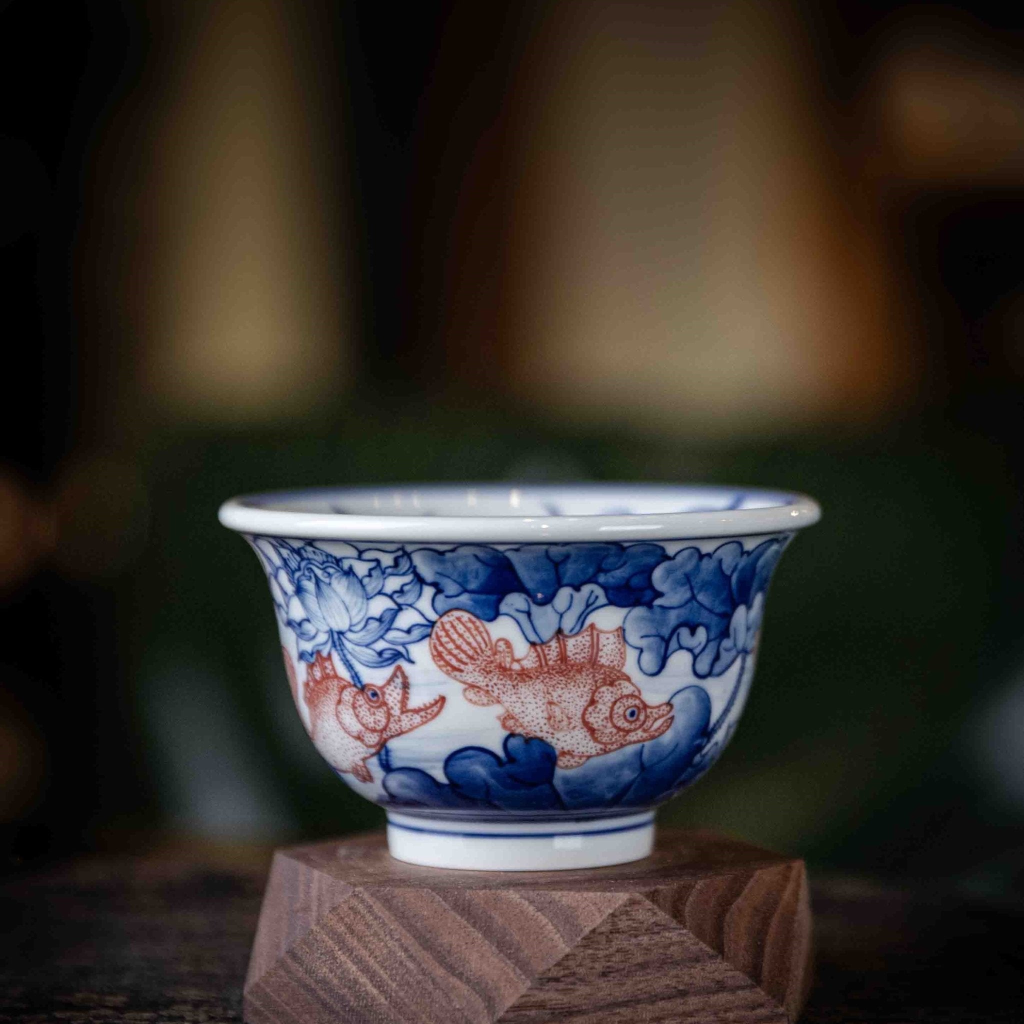 Jin Li Xi Lian 100cc - Jing De Zhen Porcelain Teacup - zycs_China