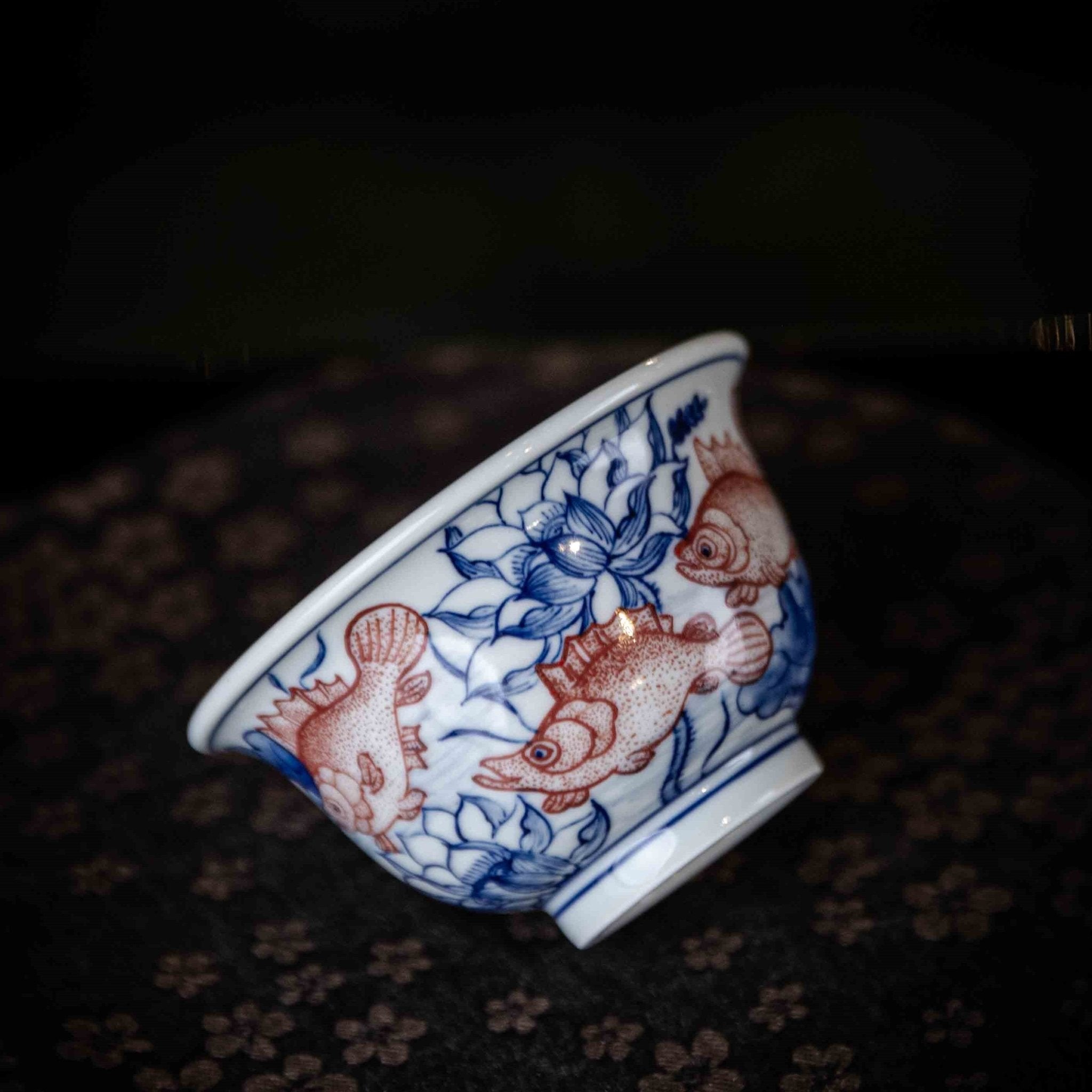 Jin Li Xi Lian 100cc - Jing De Zhen Porcelain Teacup - zycs_China