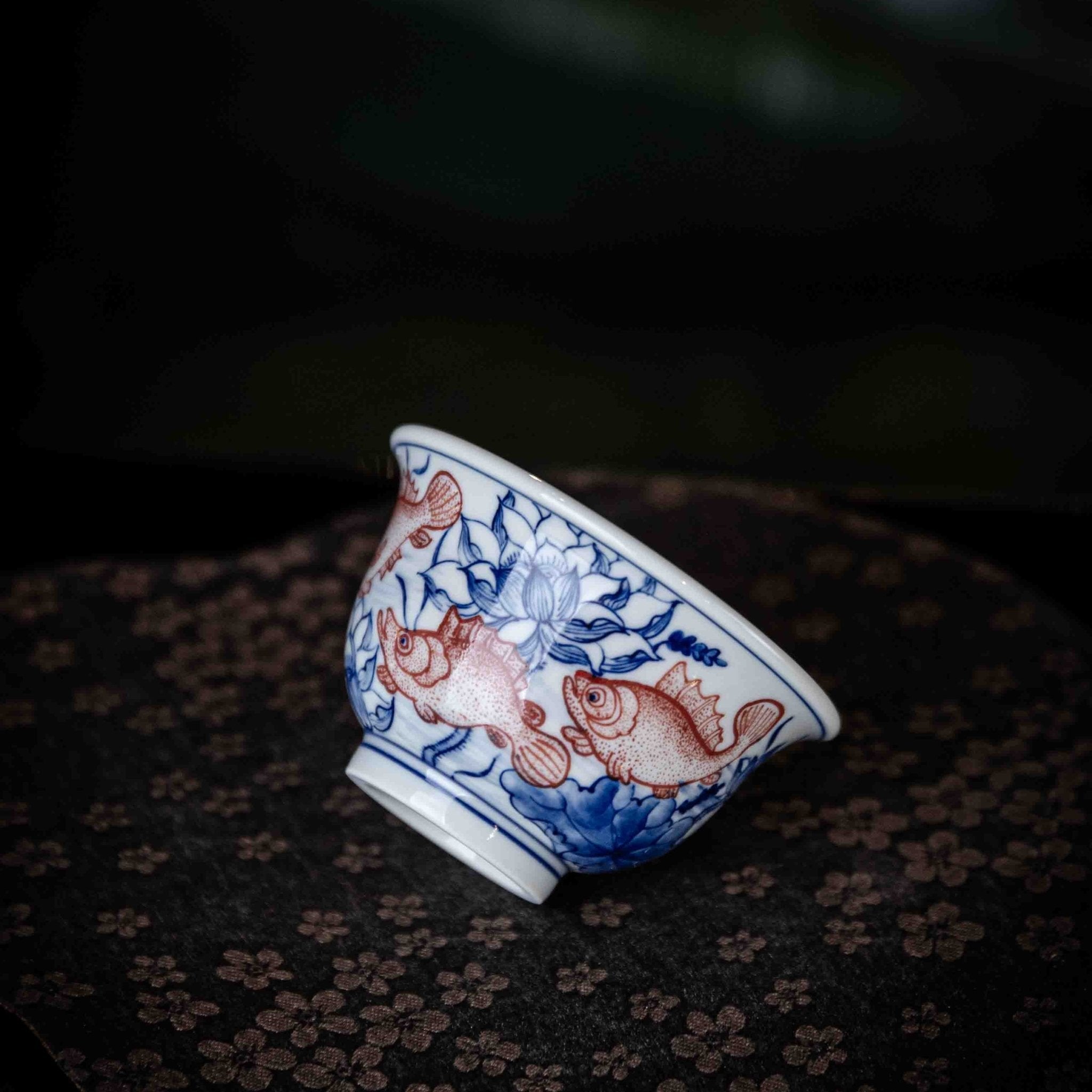 Jin Li Xi Lian 100cc - Jing De Zhen Porcelain Teacup - zycs_China