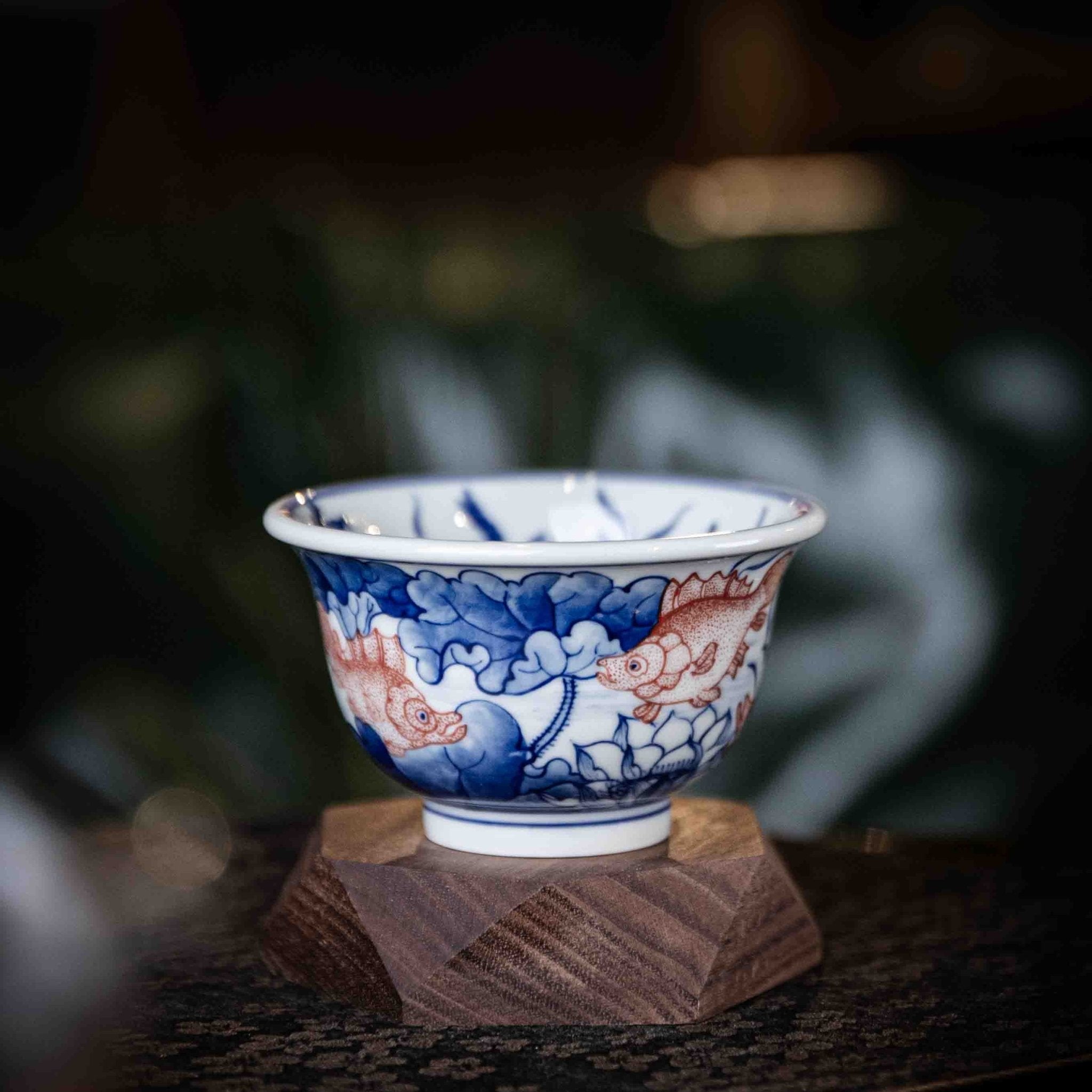Jin Li Xi Lian 100cc - Jing De Zhen Porcelain Teacup - zycs_China