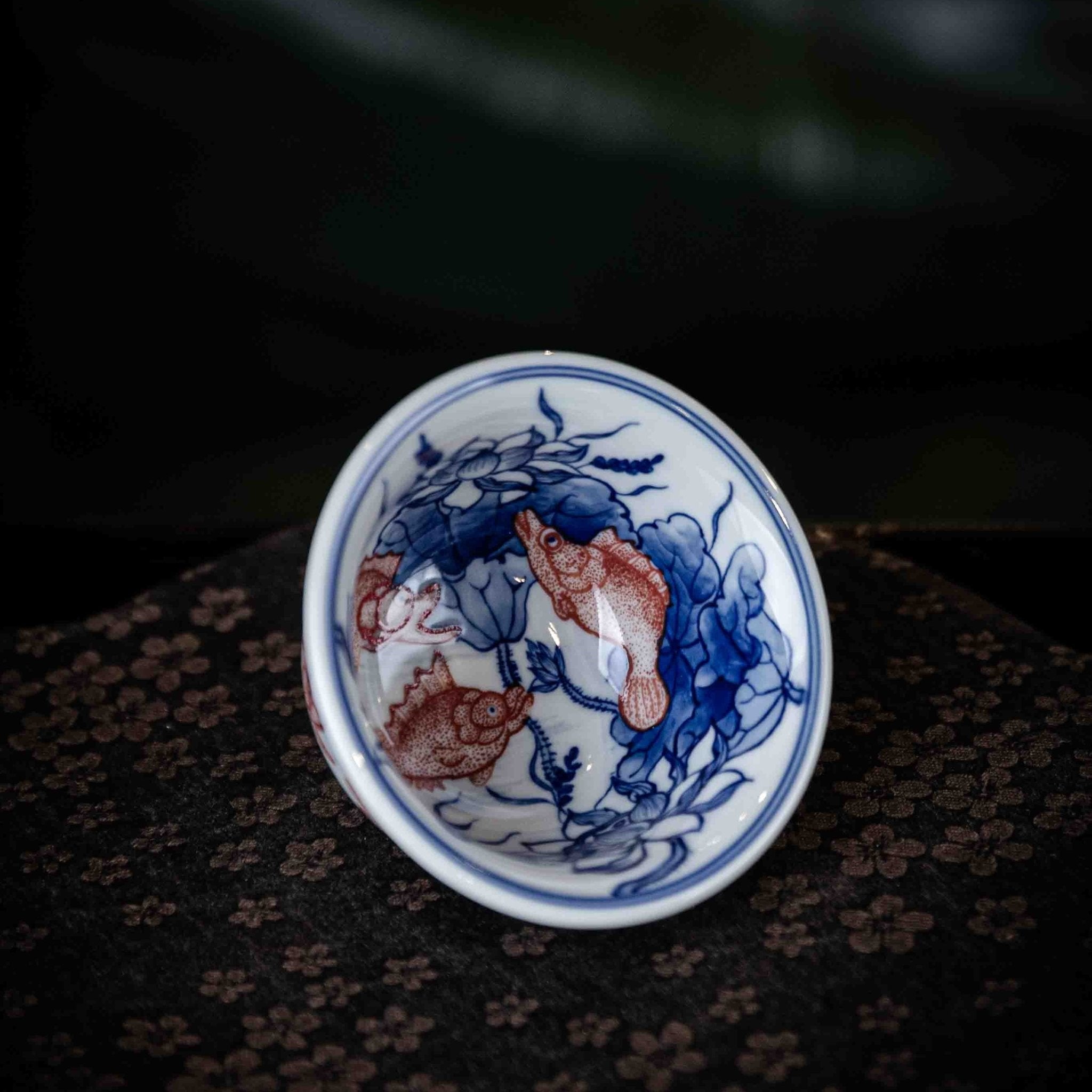 Jin Li Xi Lian 100cc - Jing De Zhen Porcelain Teacup - zycs_China