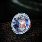 Jin Li Xi Lian 100cc - Jing De Zhen Porcelain Teacup - zycs_China