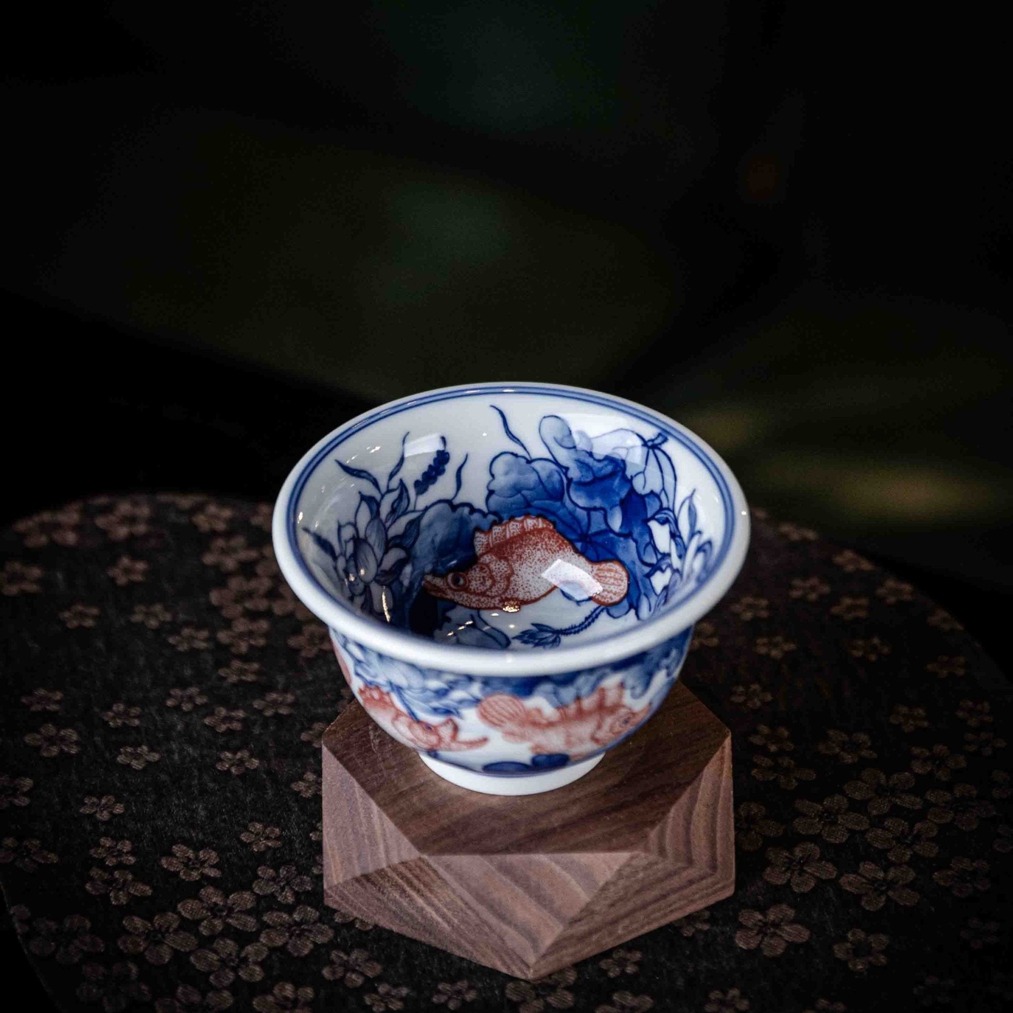 Jin Li Xi Lian 100cc - Jing De Zhen Porcelain Teacup - zycs_China