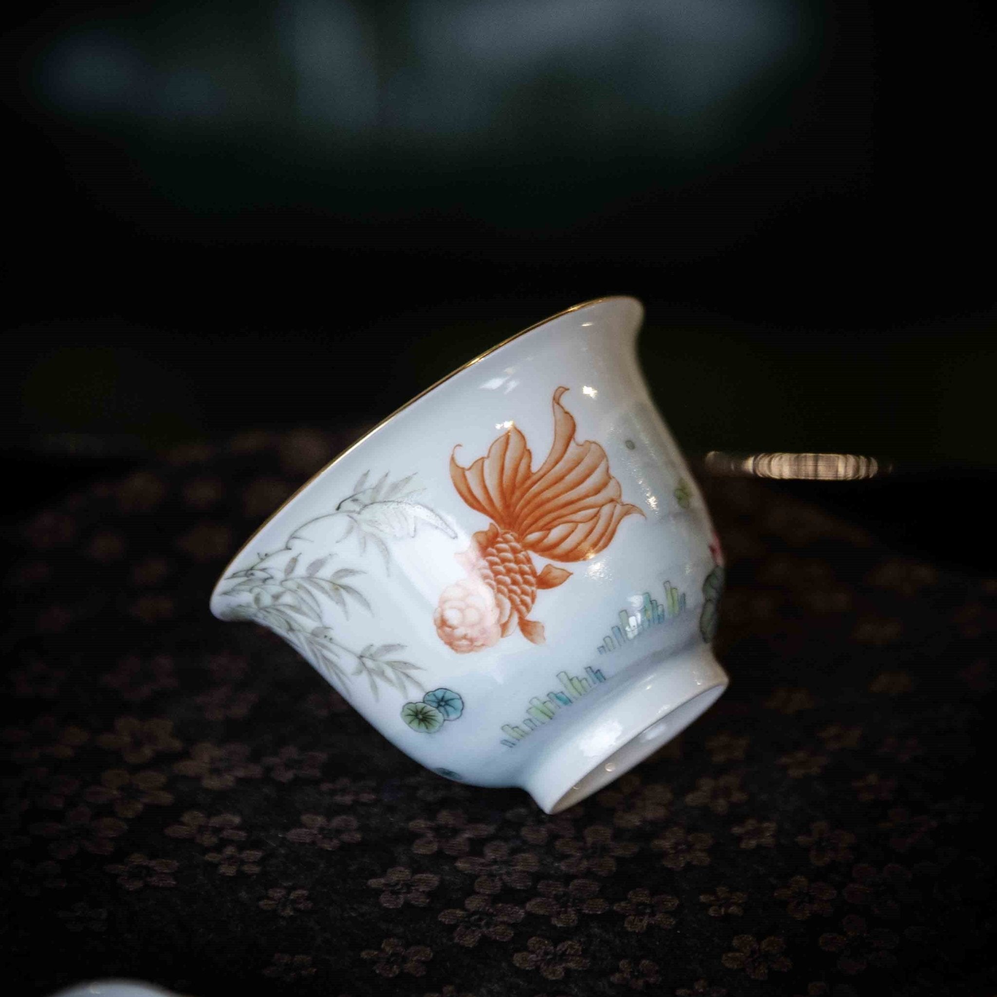 Jin Li Xi Lian 110cc - Jing De Zhen Porcelain Gaiwan - zycs_China