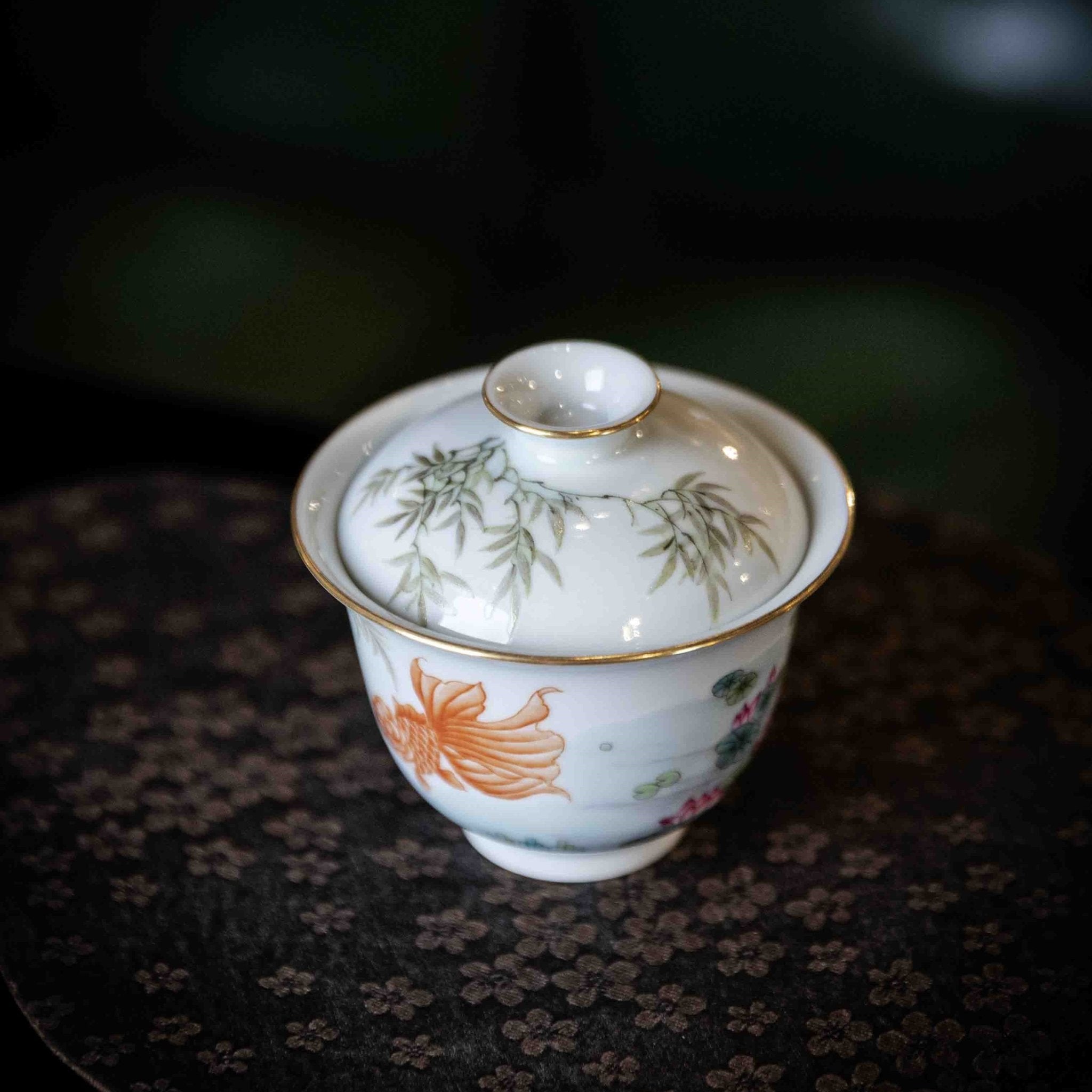 Jin Li Xi Lian 110cc - Jing De Zhen Porcelain Gaiwan - zycs_China