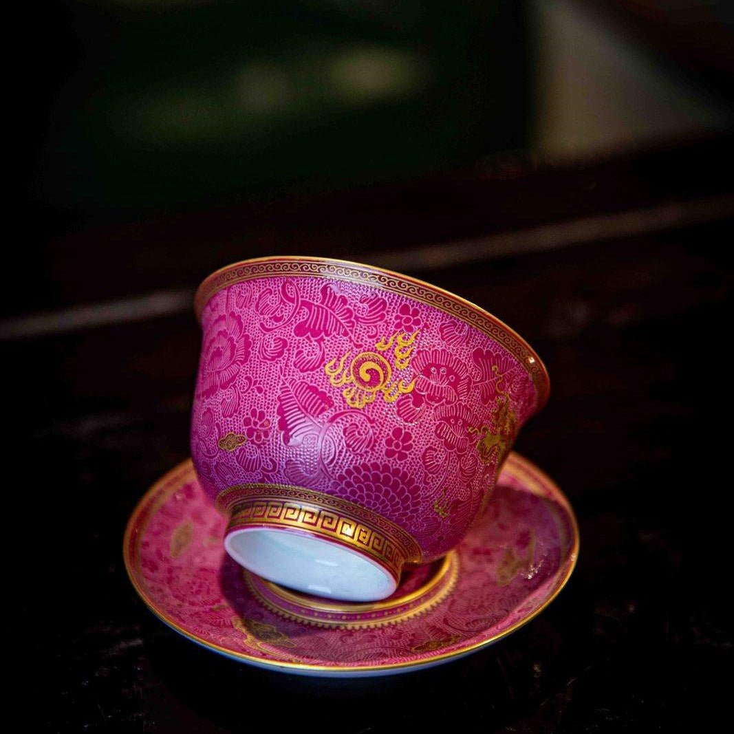 Jin Long 175cc - Jing De Zhen Porcelain Gaiwan - zycs_China