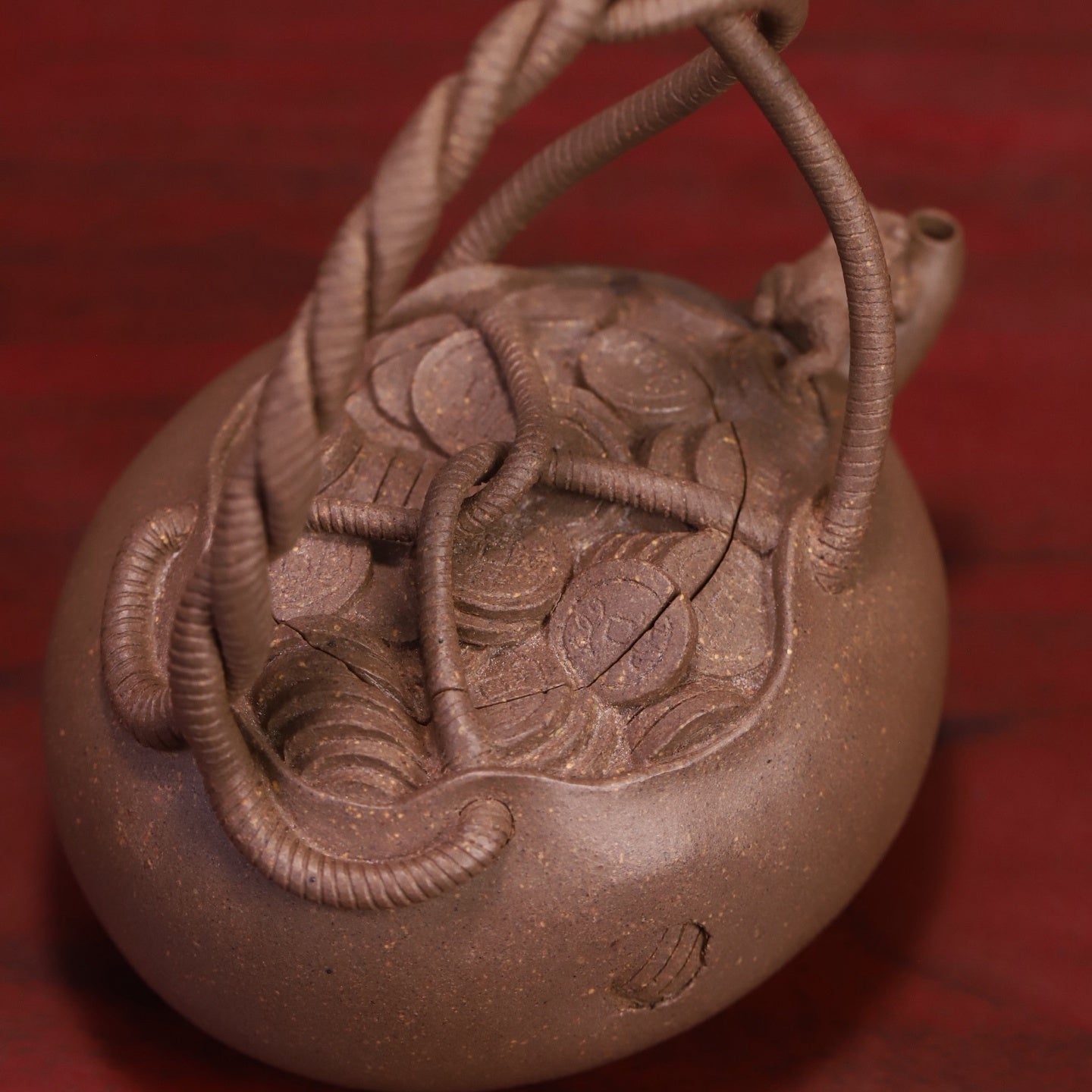 Jin Qian Dai 140cc - Yixing Handmade Teapot - zycs_China