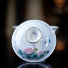 Jin Shang Tian Hua 130cc - Jing De Zhen Porcelain Gaiwan - zycs_China