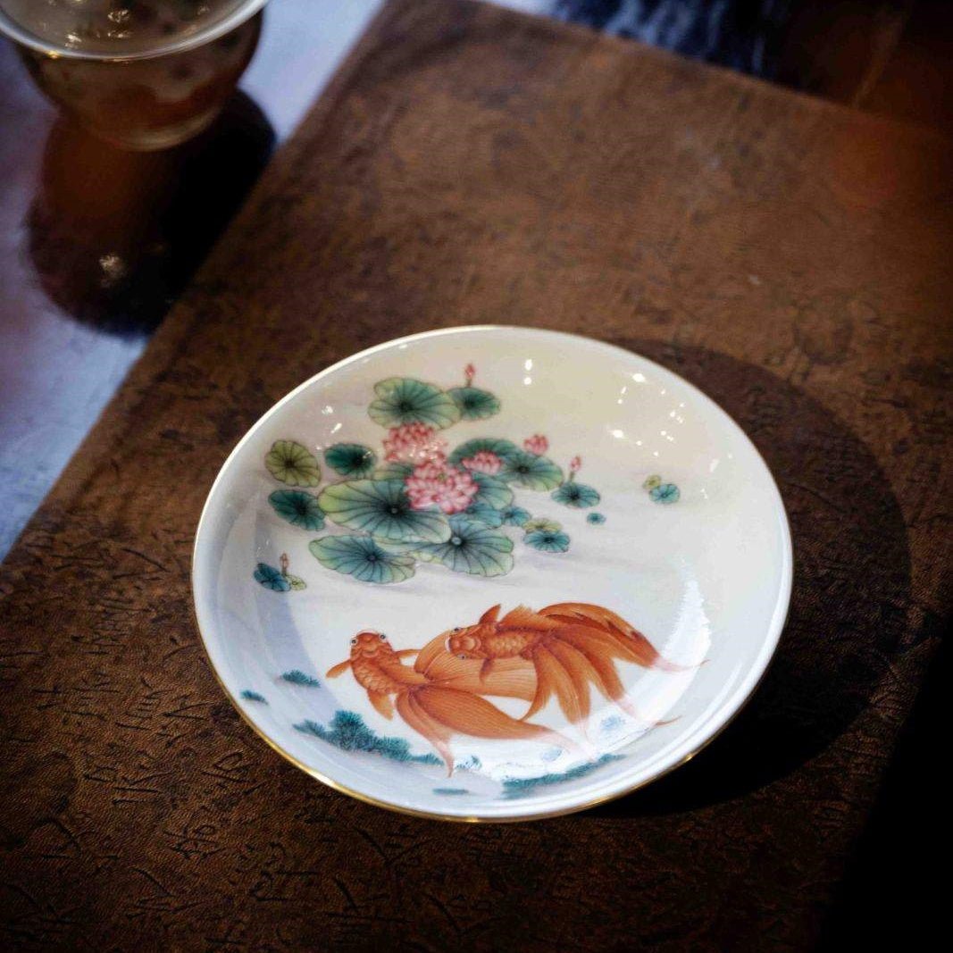 Jin Shang Tian Hua 130cc - Jing De Zhen Porcelain Gaiwan - zycs_China