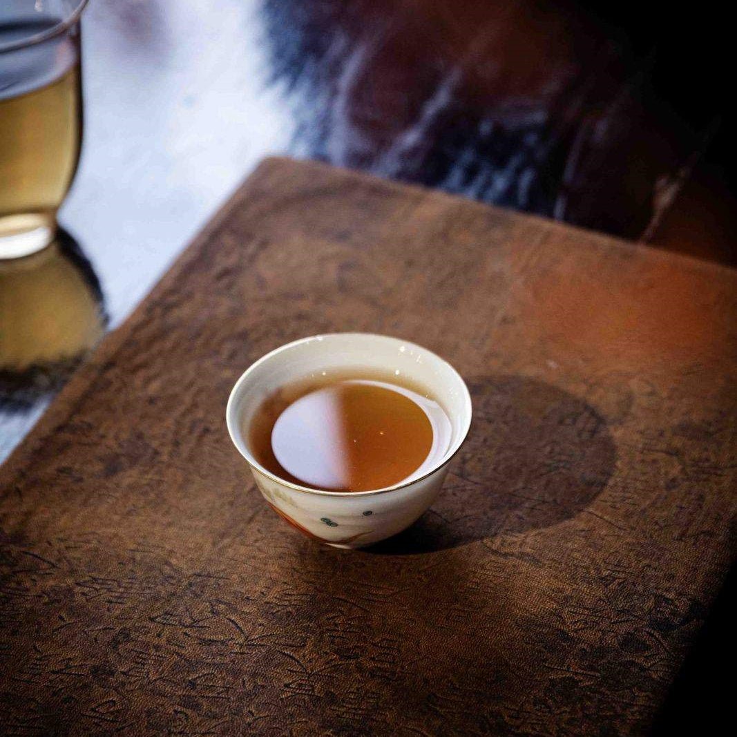 Jin Shang Tian Hua 130cc - Jing De Zhen Porcelain Gaiwan - zycs_China