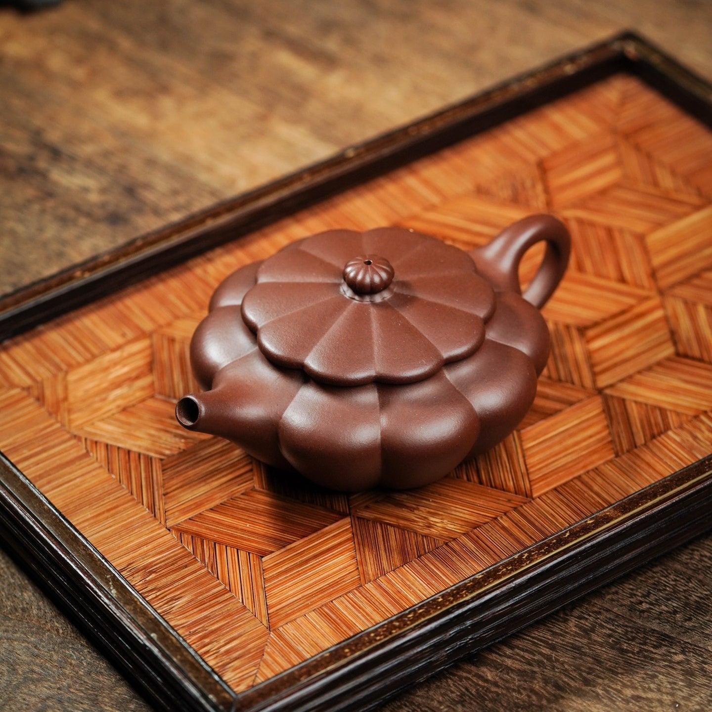 Jin Wen Bian Chen 180cc - Yixing Handmade Teapot - zycs_China