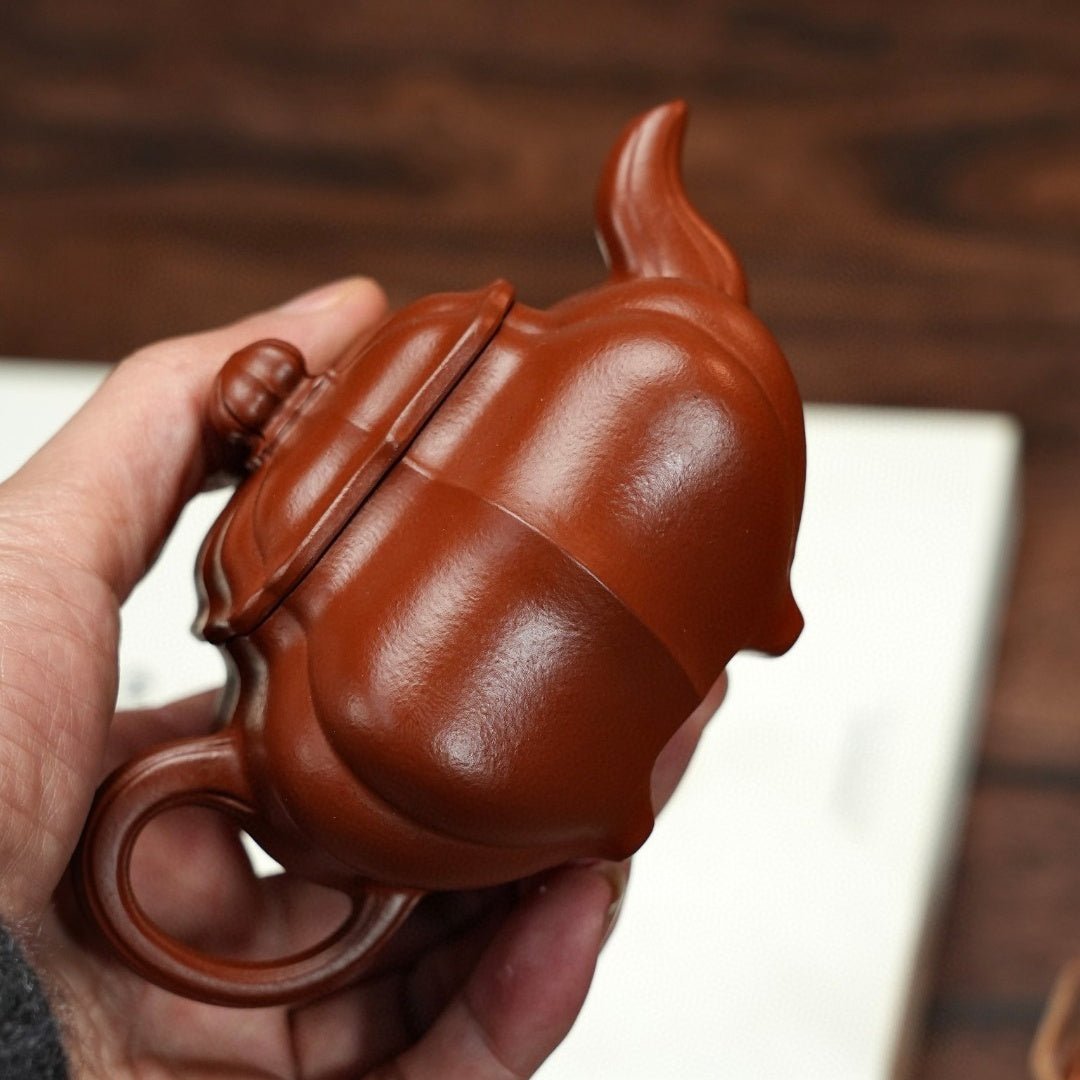 Jin Wen Chuan Lu 200cc - Yixing Handmade Teapot - zycs_China