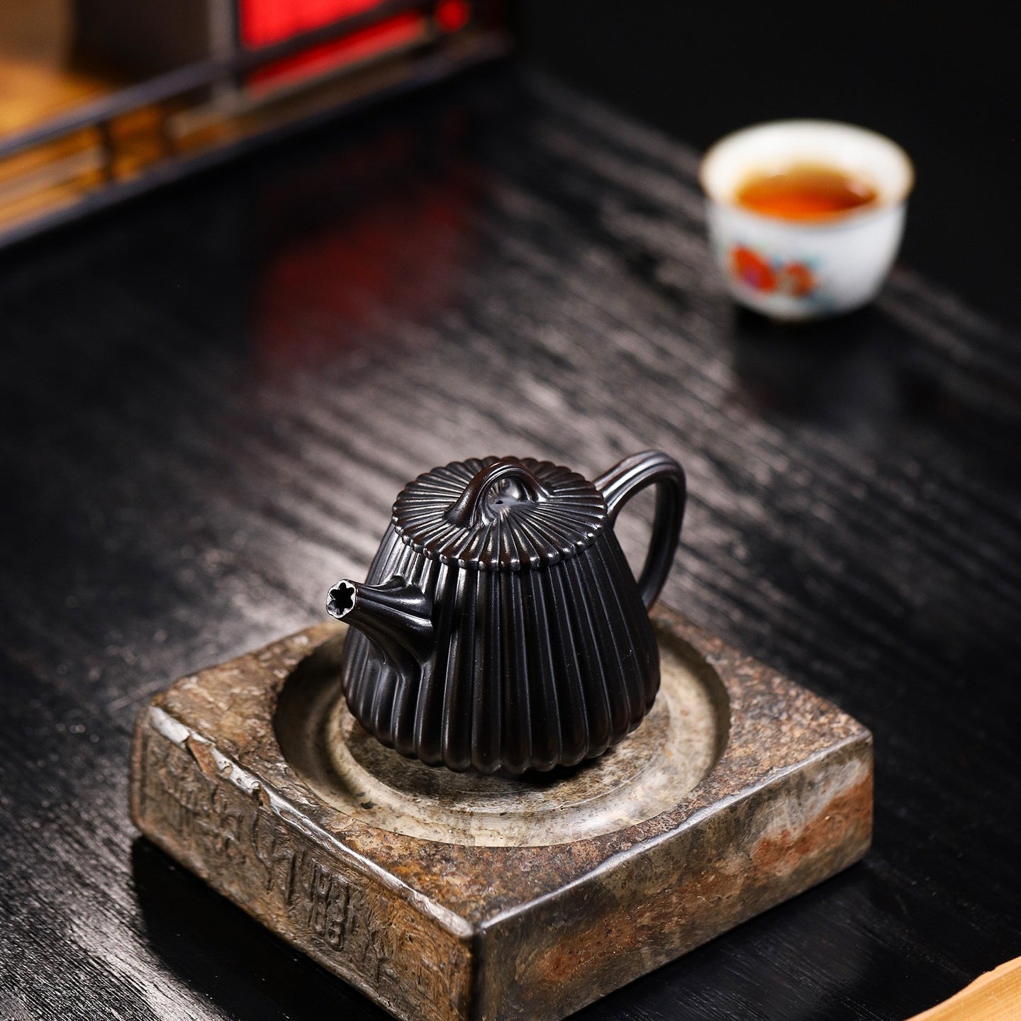 Jin Wen Gao Shi Piao 220cc - Yixing Handmade Teapot - zycs_China