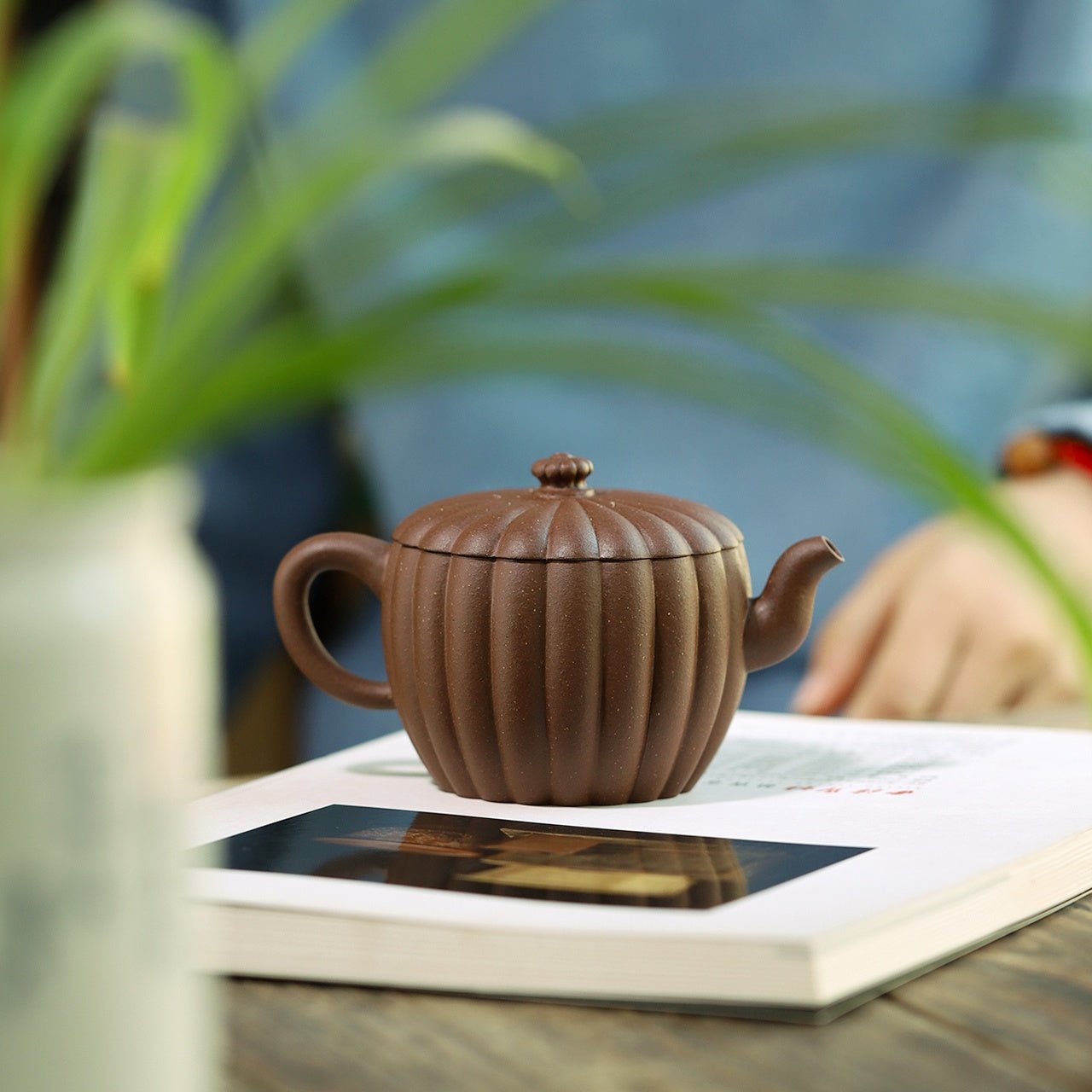 Jin Wen Han Wa 220cc - Yixing Handmade Teapot - zycs_China