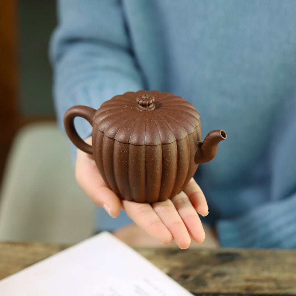 Jin Wen Han Wa 220cc - Yixing Handmade Teapot - zycs_China