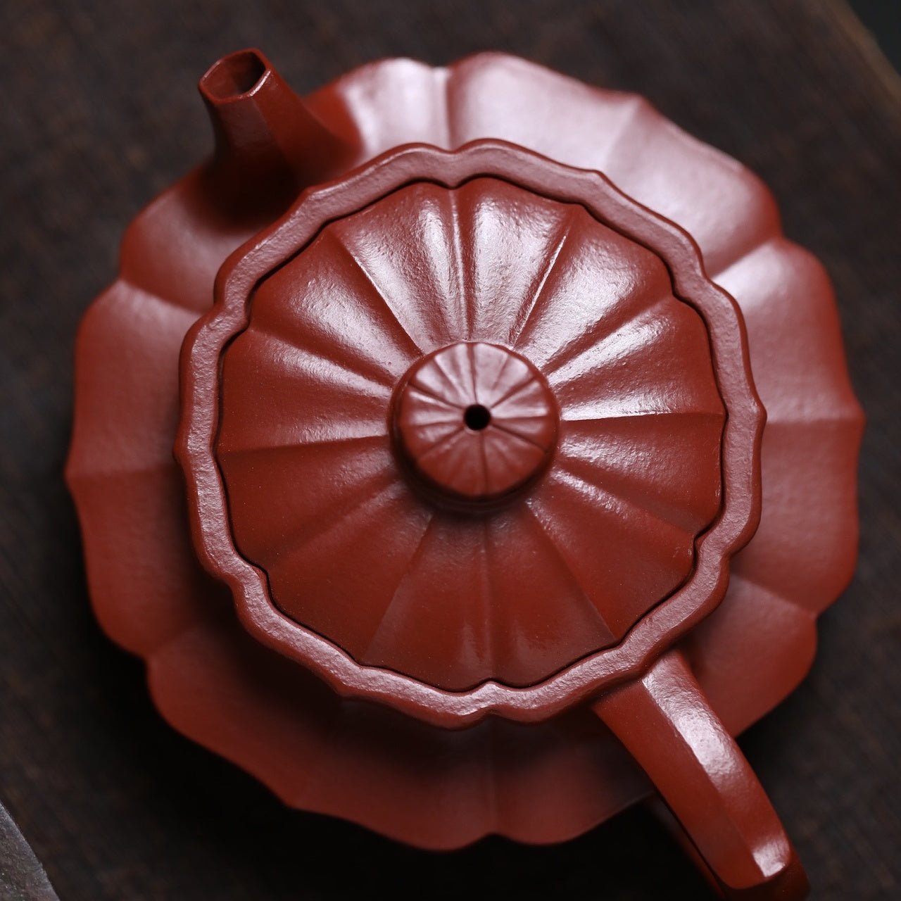 Jin Wen Hua Ting 120cc - Yixing Handmade Teapot - zycs_China