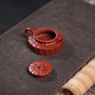 Jin Wen Hua Ting 120cc - Yixing Handmade Teapot - zycs_China