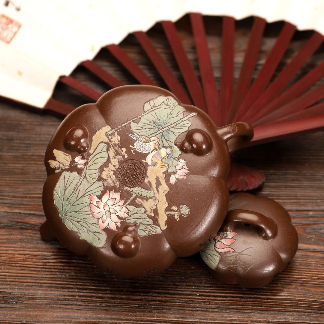 Jin Wen Jing Le 180cc - Yixing Handmade Teapot - zycs_China