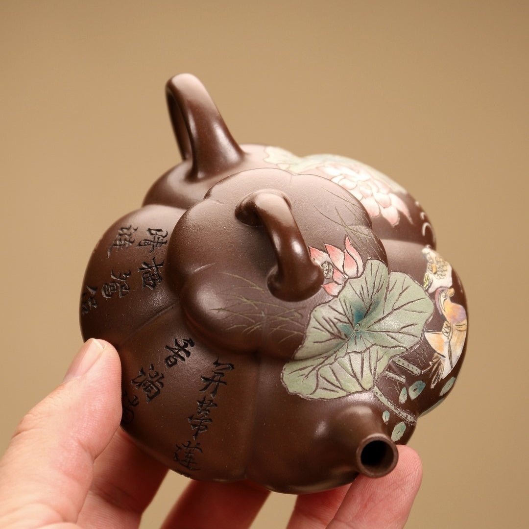 Jin Wen Jing Le 180cc - Yixing Handmade Teapot - zycs_China