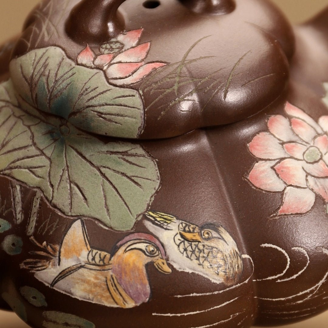 Jin Wen Jing Le 180cc - Yixing Handmade Teapot - zycs_China