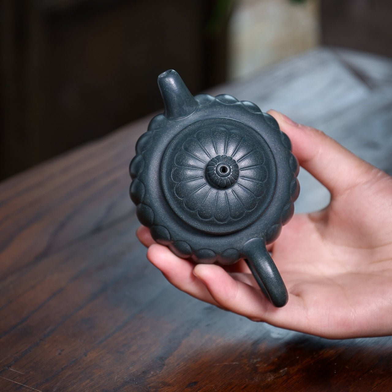 Jin Wen Lian Zi 100cc - Yixing Handmade Teapot - zycs_China