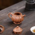 Jin Wen Pan Hu 140cc - Yixing Handmade Teapot - zycs_China