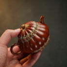 Jin Wen Pan Hu 160cc - Yixing Handmade Teapot - zycs_China