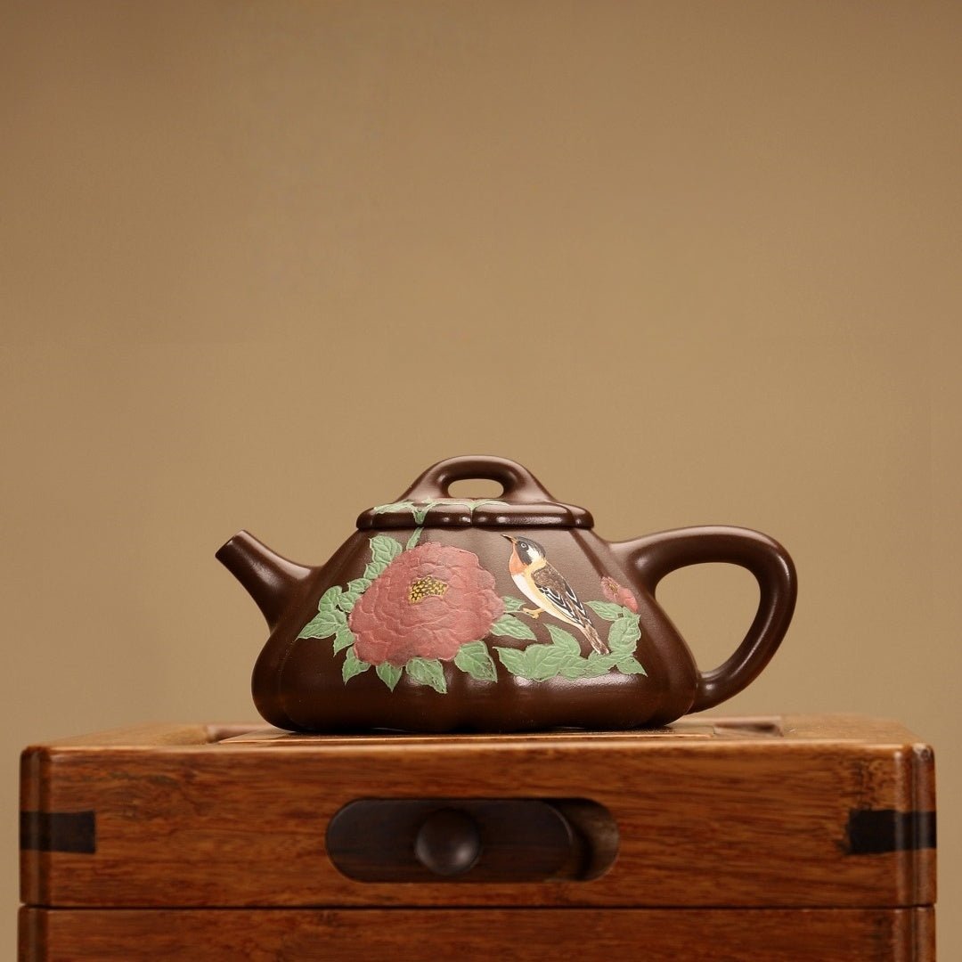 Jin Wen Shi Piao 160cc - Yixing Handmade Teapot - zycs_China