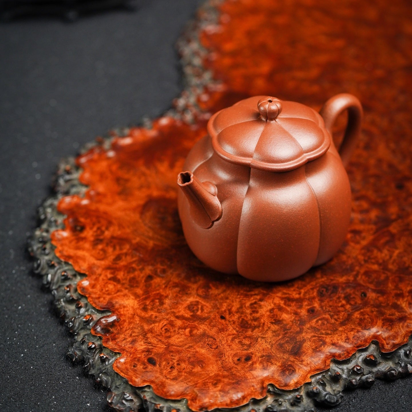 Jin Wen Yan Xin 210cc - Yixing Handmade Teapot - zycs_China
