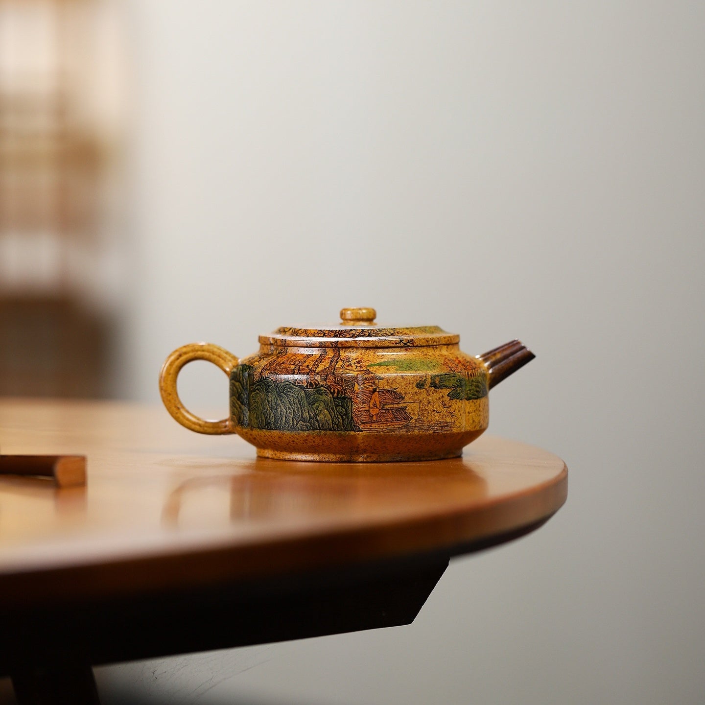 Jin Wen Zhou Pan 200cc - Yixing Handmade Teapot - zycs_China
