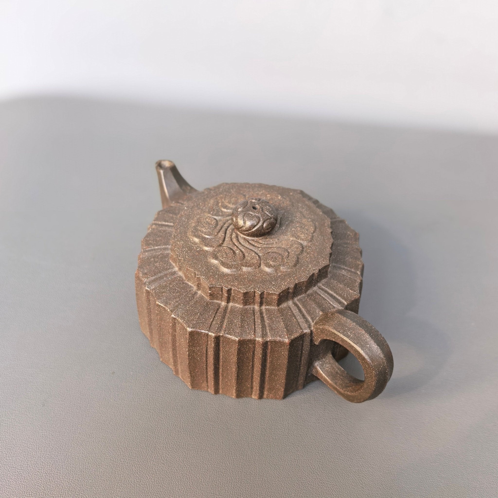 Jin Wen Zhou Pan 230cc - Yixing Handmade Teapot - zycs_China