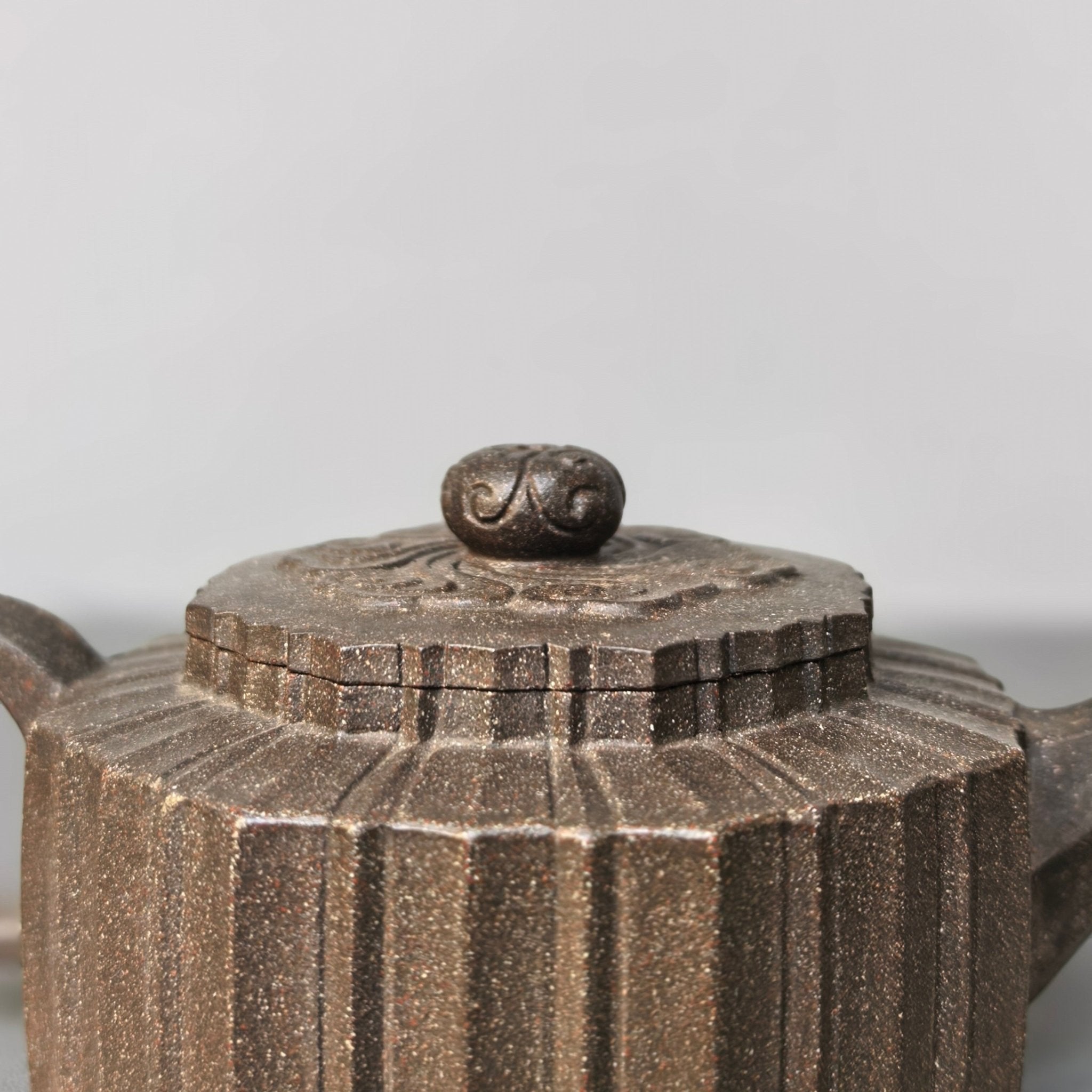 Jin Wen Zhou Pan 230cc - Yixing Handmade Teapot - zycs_China