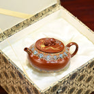 Jin Xiu Shi Qiu 210cc - Yixing Handmade Teapot - zycs_China