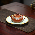 Jin Xiu Shi Qiu 210cc - Yixing Handmade Teapot - zycs_China