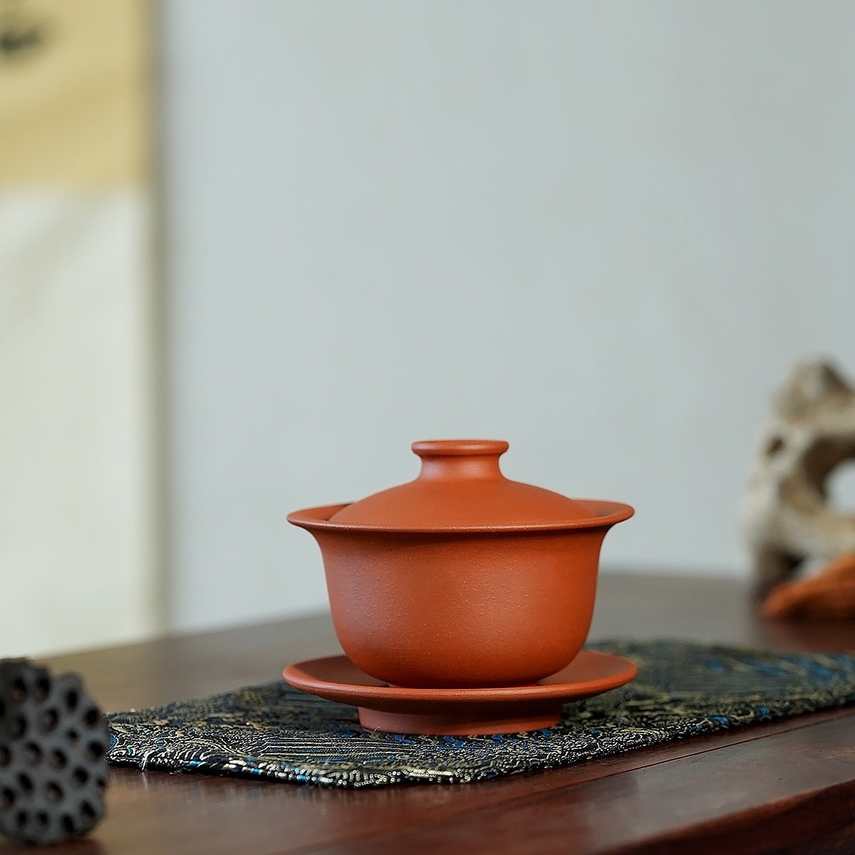 Jin Yu Man Tang 120cc - Yixing Handmade Gaiwan - zycs_China