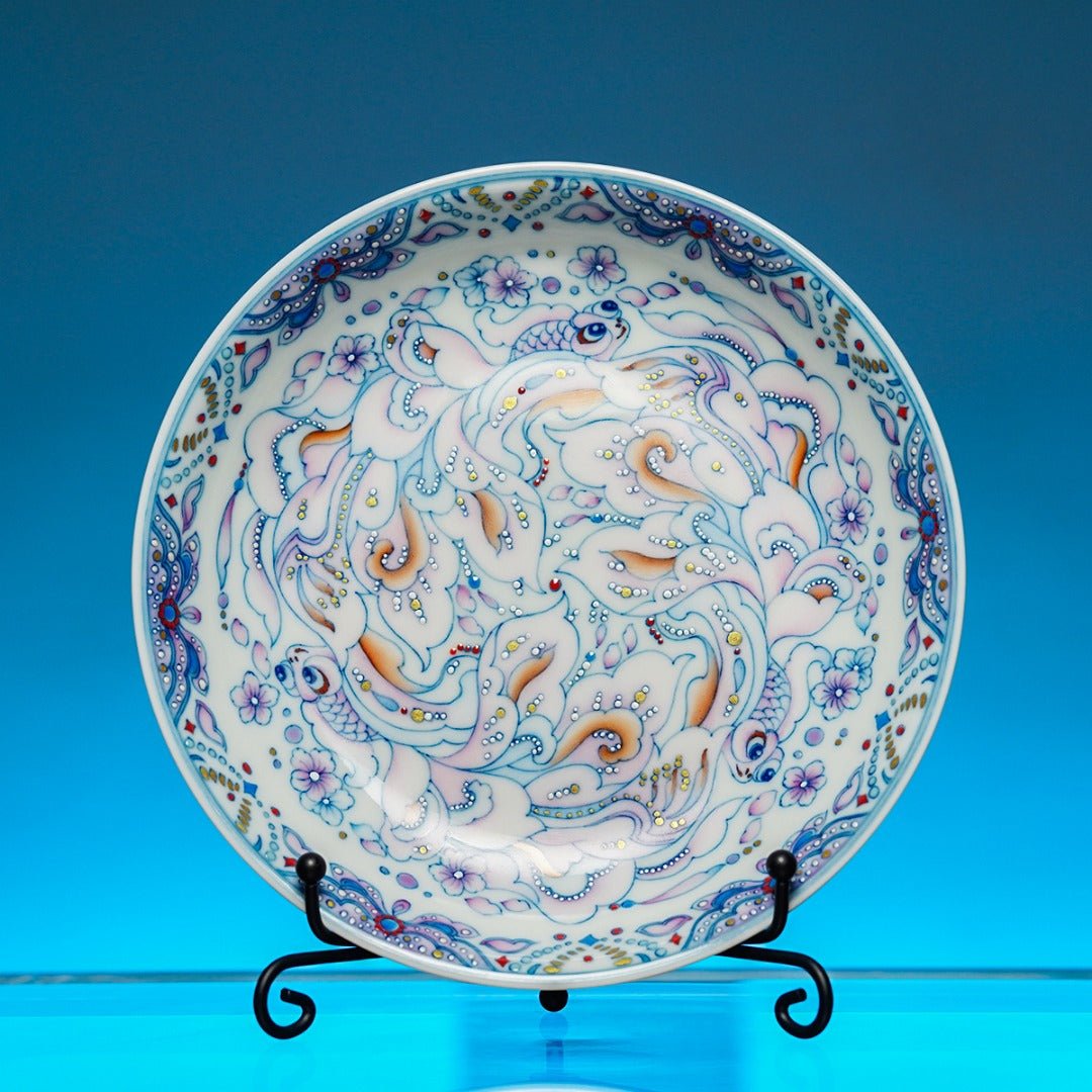 Jin Yu Man Tang 130cc - Jing De Zhen Porcelain Gaiwan - zycs_China