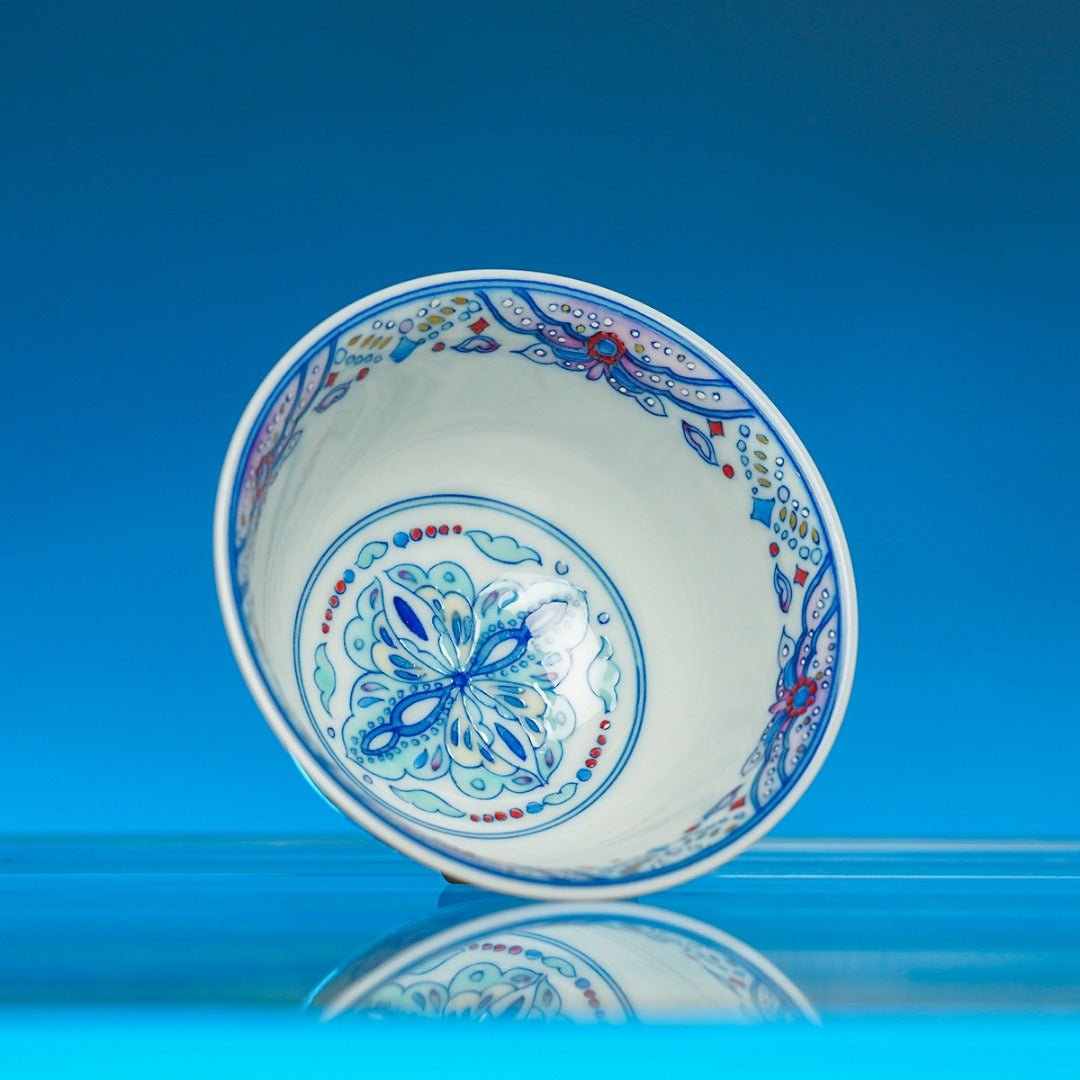 Jin Yu Man Tang 130cc - Jing De Zhen Porcelain Gaiwan - zycs_China