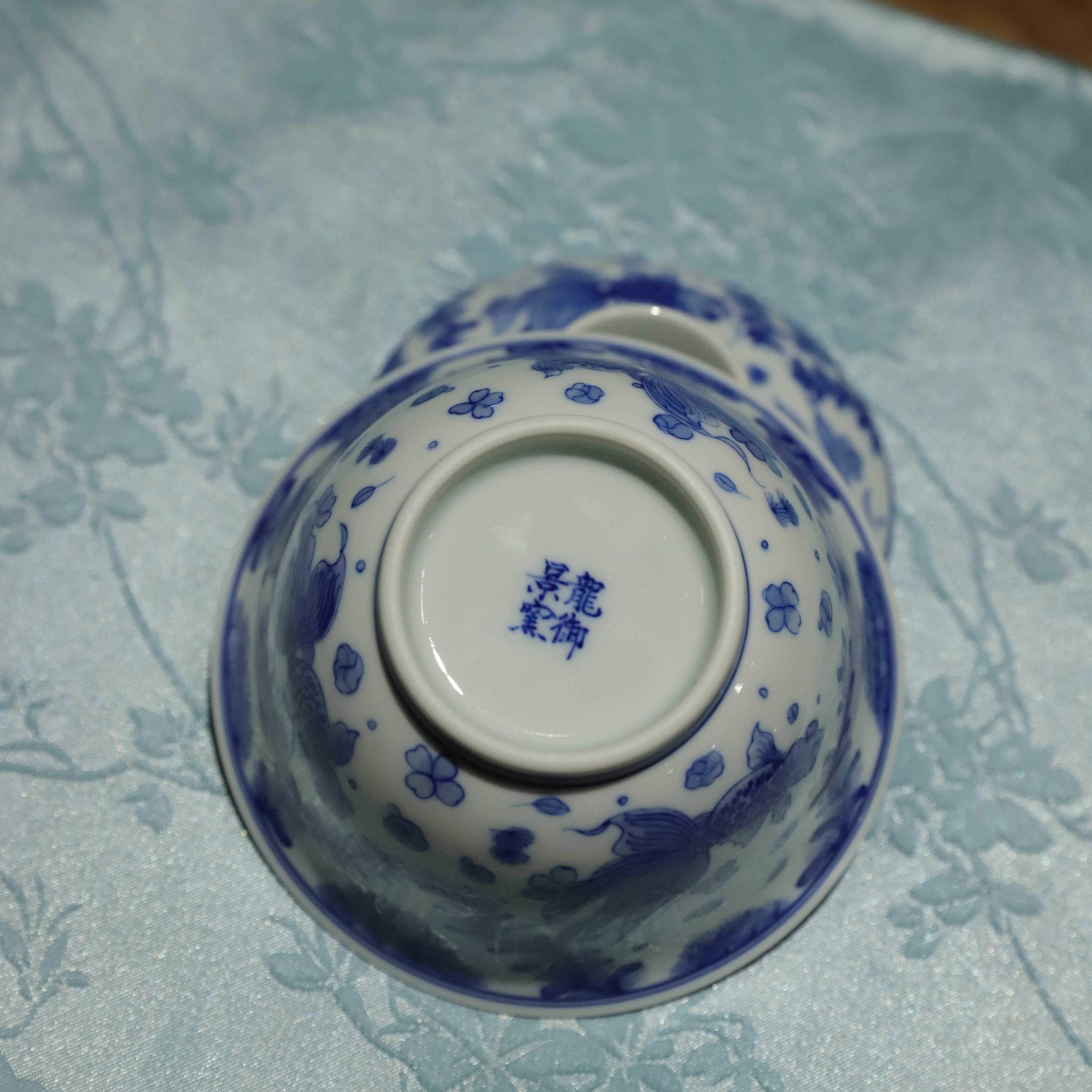 Jin Yu Man Tang 130cc - Jing De Zhen Porcelain Gaiwan - zycs_China