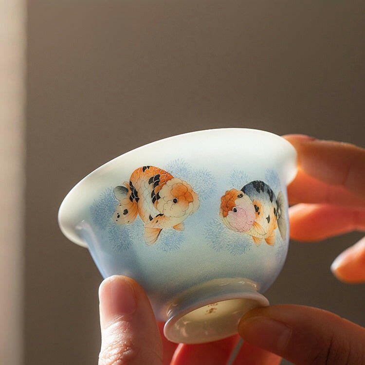 Jin Yu Man Tang - Jing De Zhen Porcelain Teacup - zycs_China