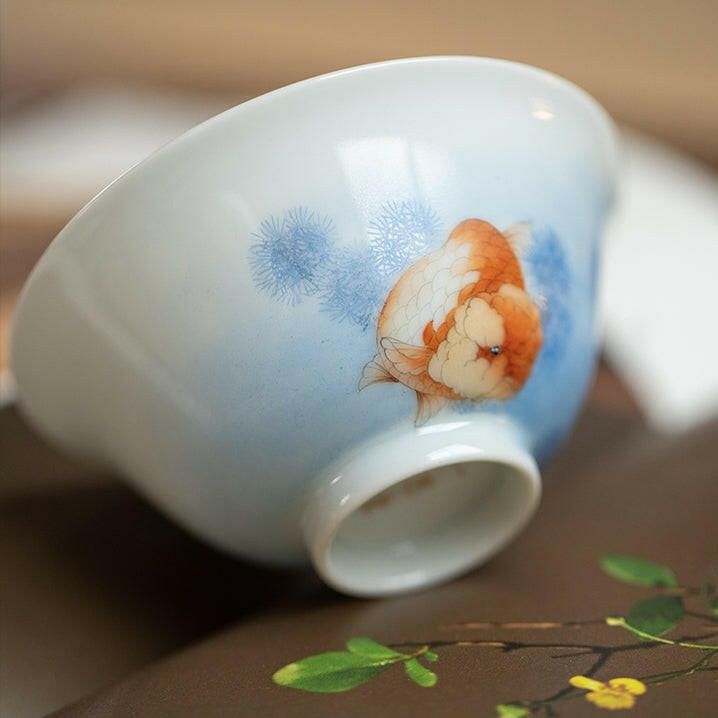 Jin Yu Man Tang - Jing De Zhen Porcelain Teacup - zycs_China