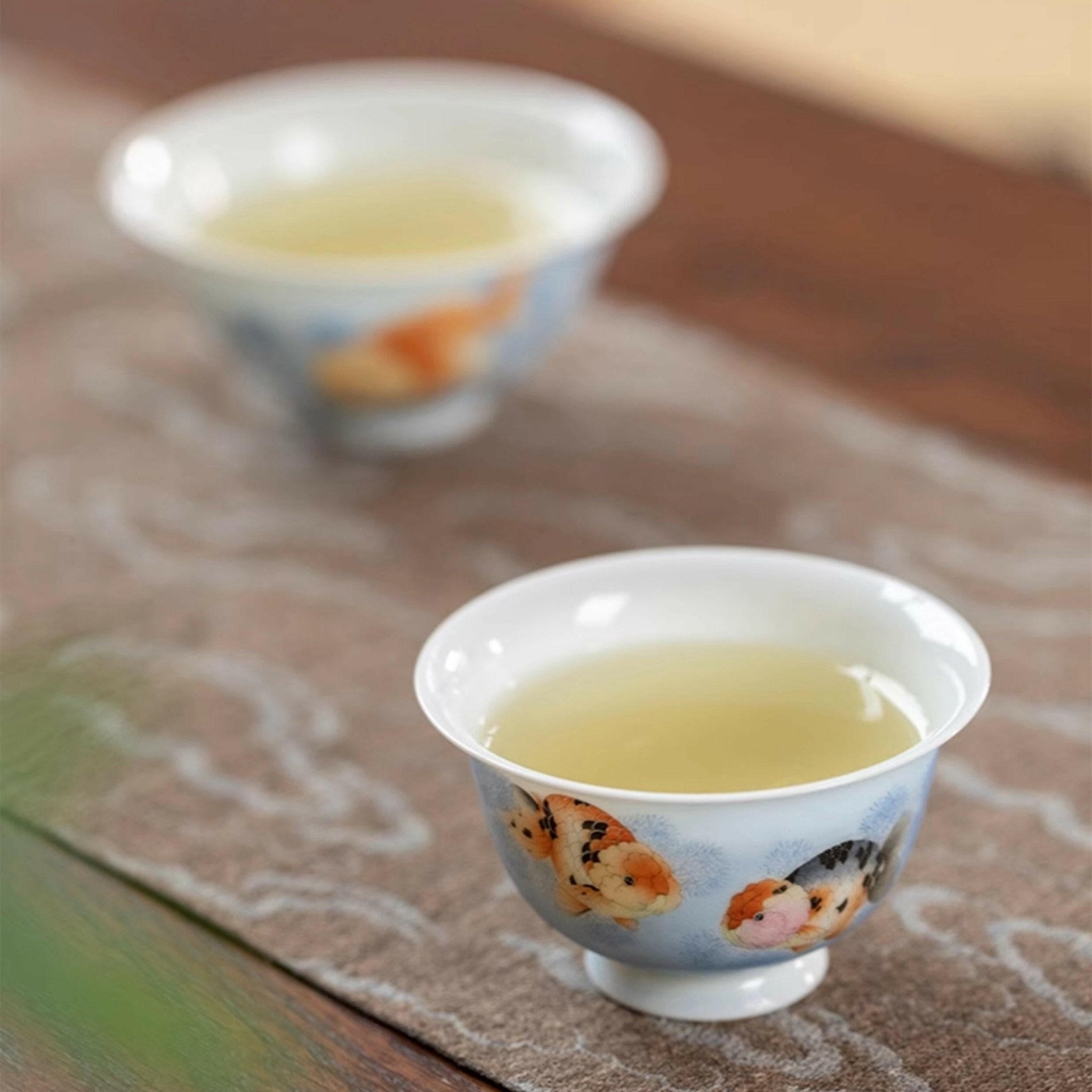 Jin Yu Man Tang - Jing De Zhen Porcelain Teacup - zycs_China