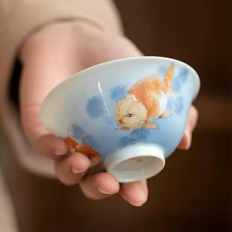 Jin Yu Man Tang - Jing De Zhen Porcelain Teacup - zycs_China
