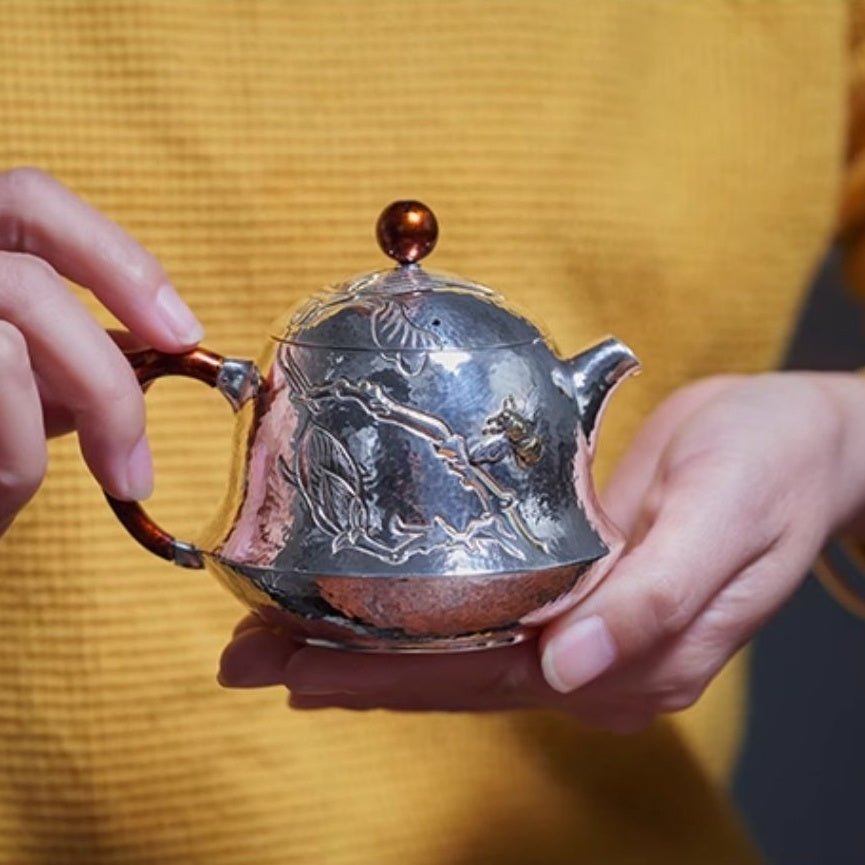 Jin Zhong 160cc - Handmade silver pot - zycs_China