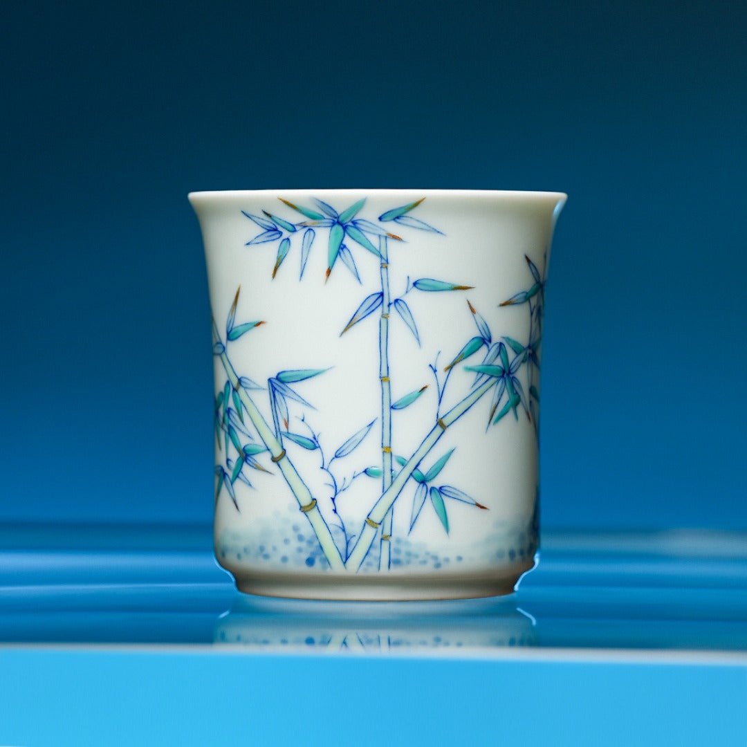 Jin Zhu 130cc - Jing De Zhen Porcelain Gaiwan - zycs_China